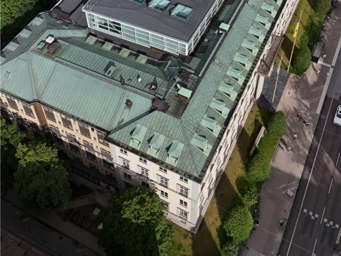 Vy över Handelshögskolan
