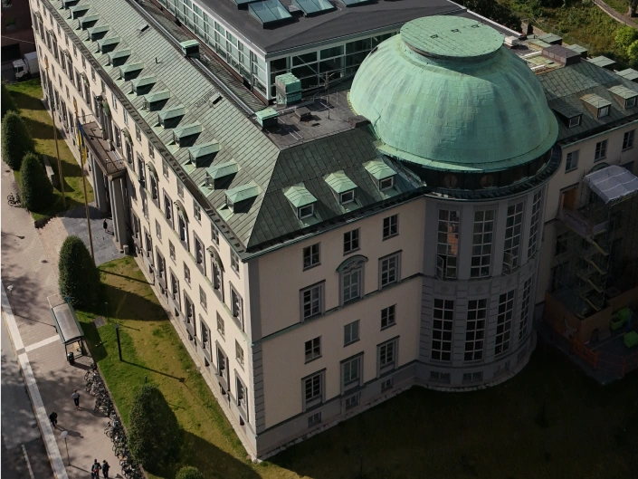 Vy över Handelshögskolan